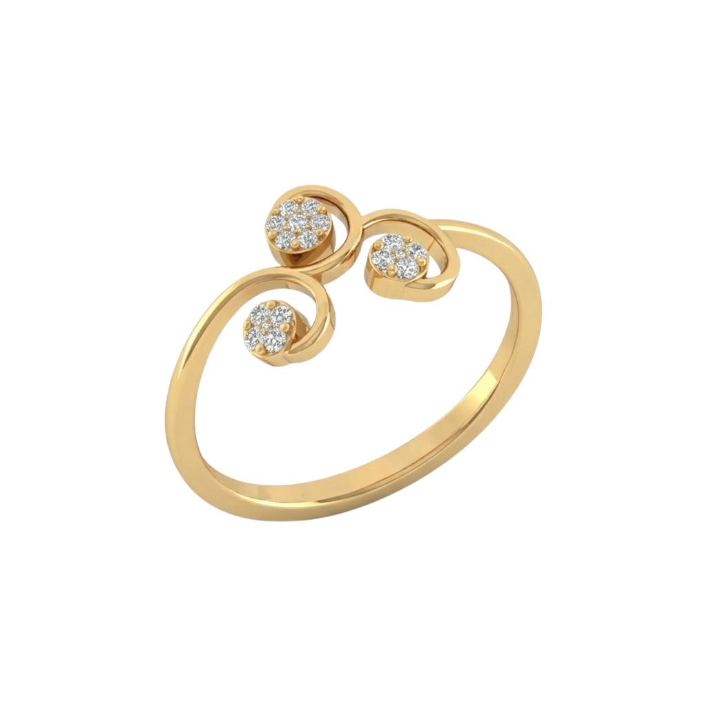 Trisparkle Ring