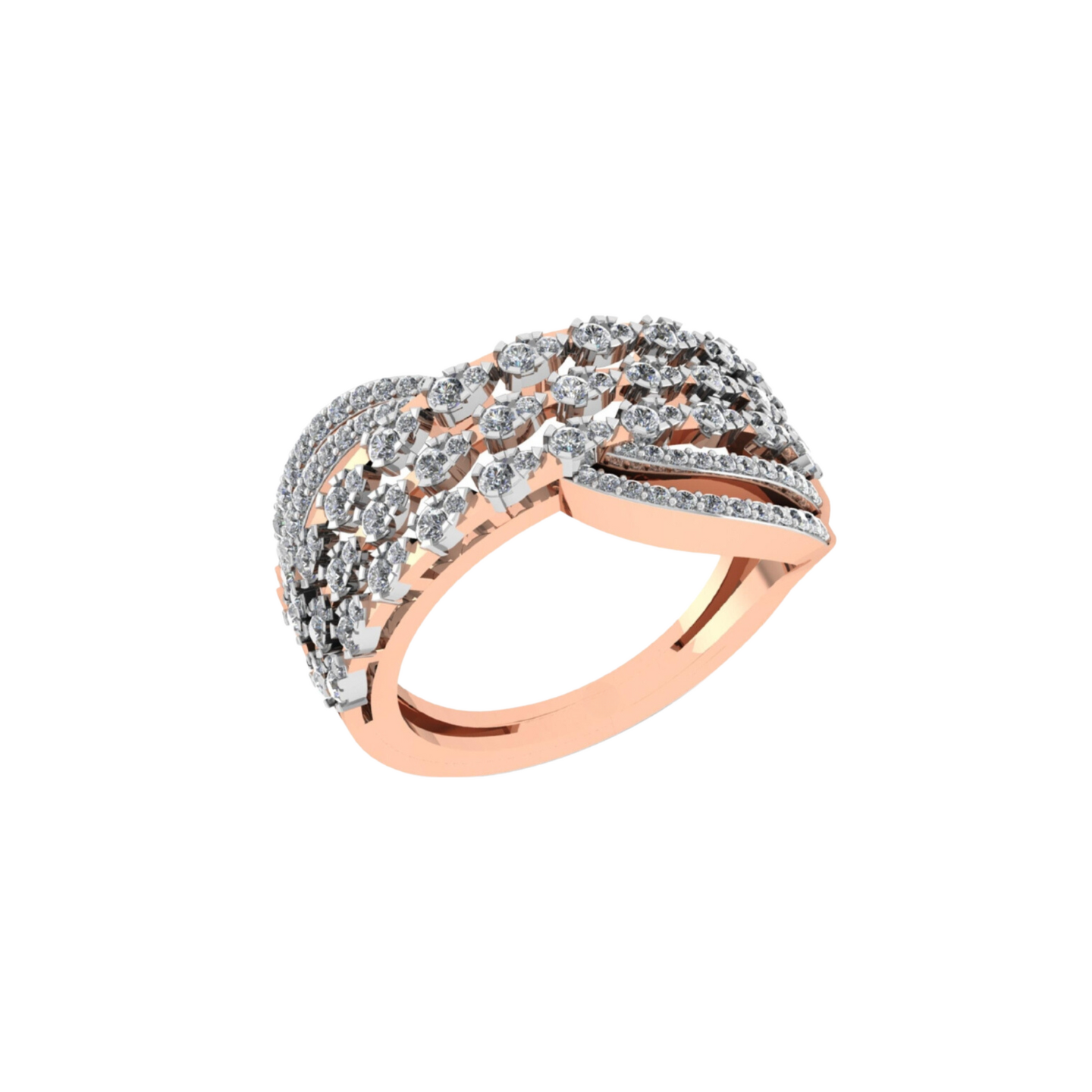 Tridazzle Ring