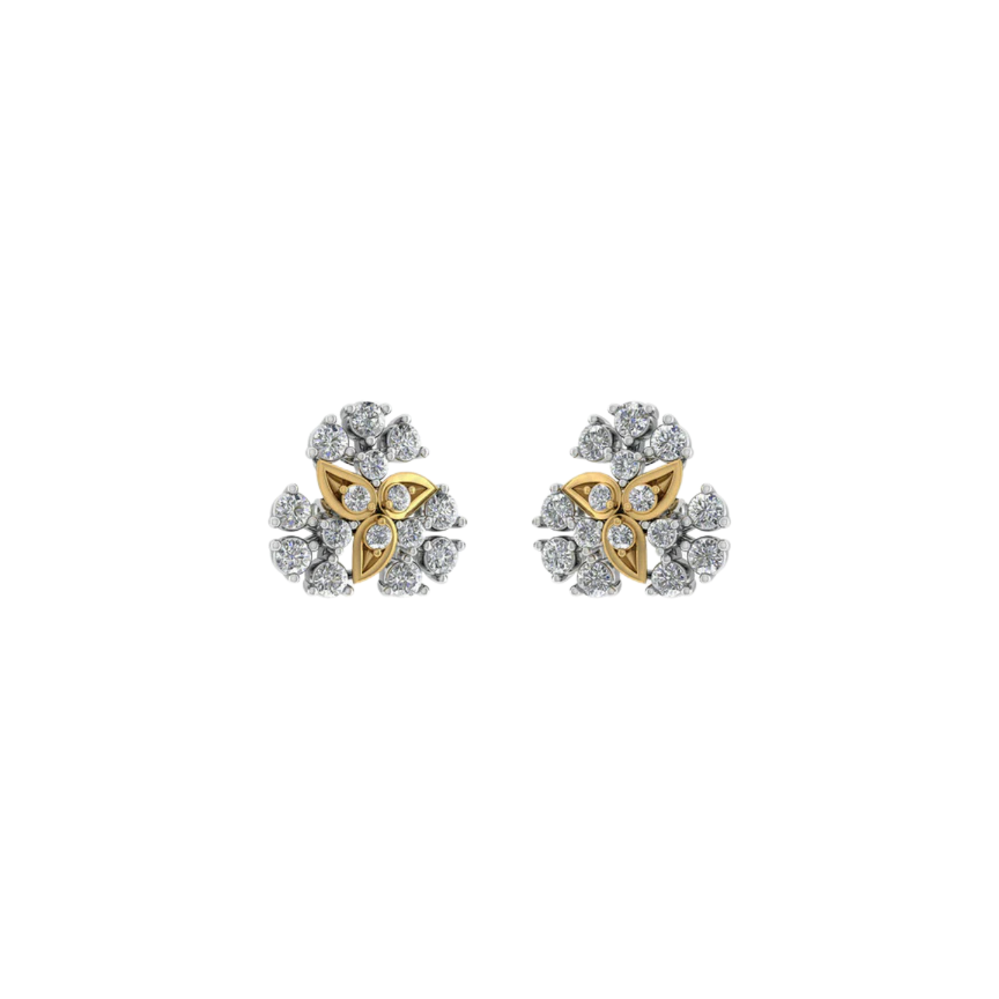 Shinytripetal Earrings