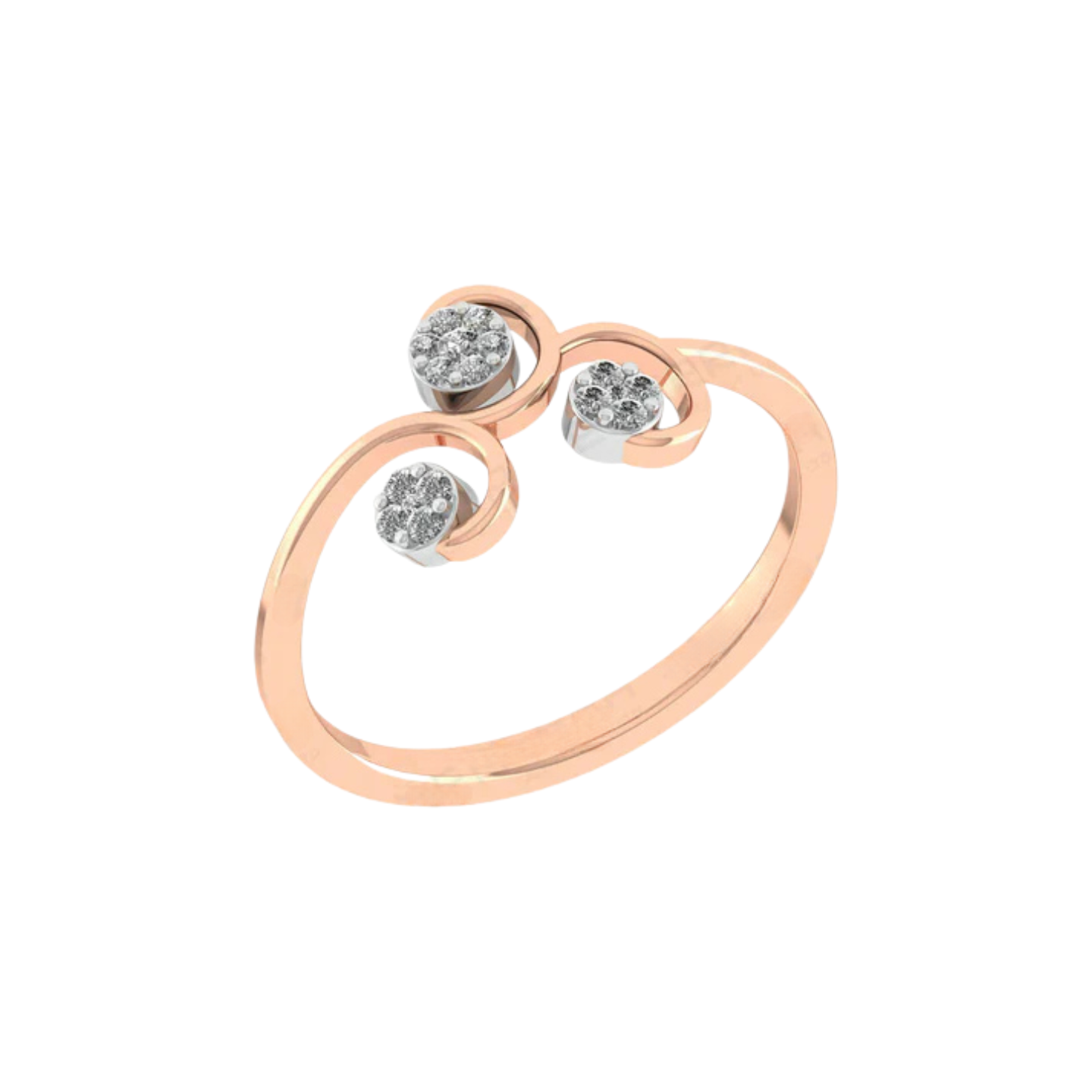 Trisparkle Ring