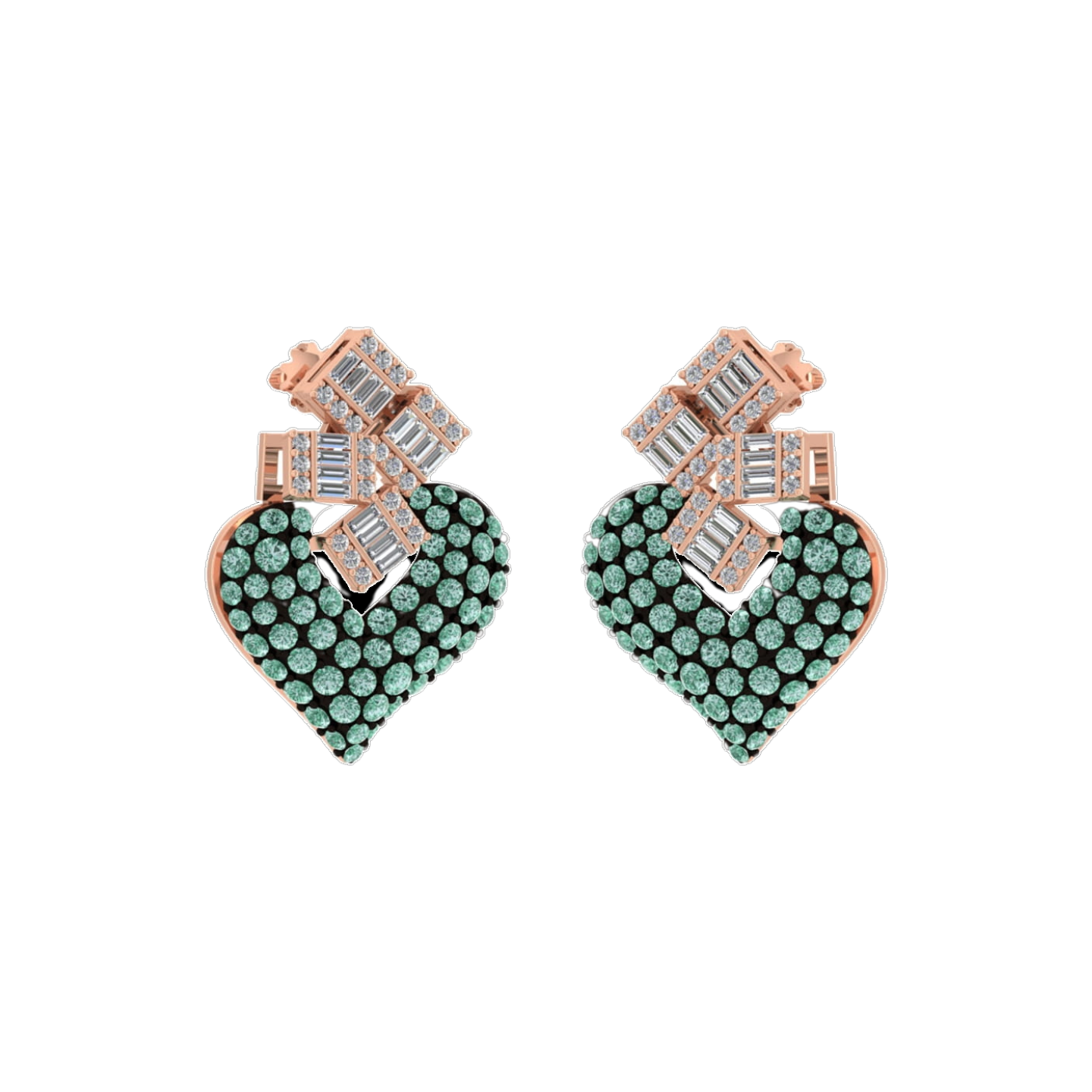 Jadeheart Earrings