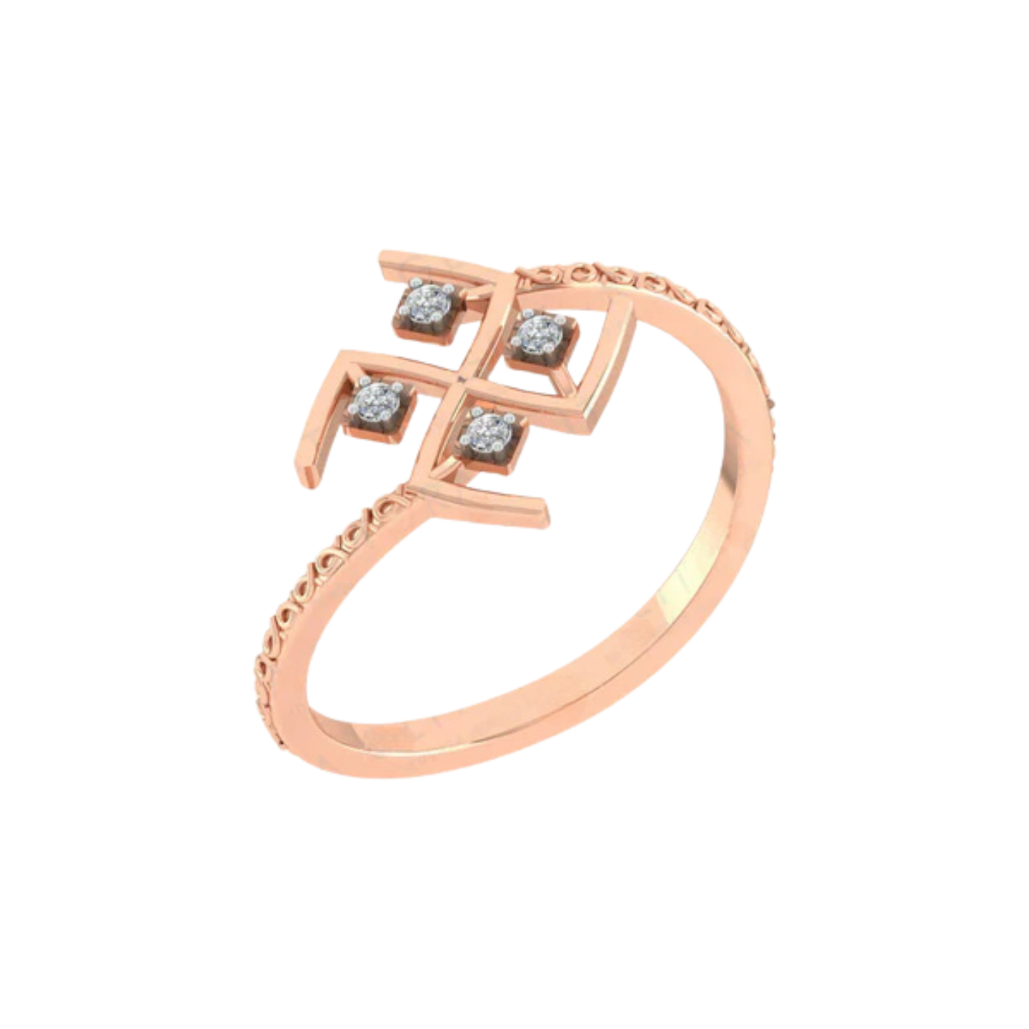 Swastikaflair Ring