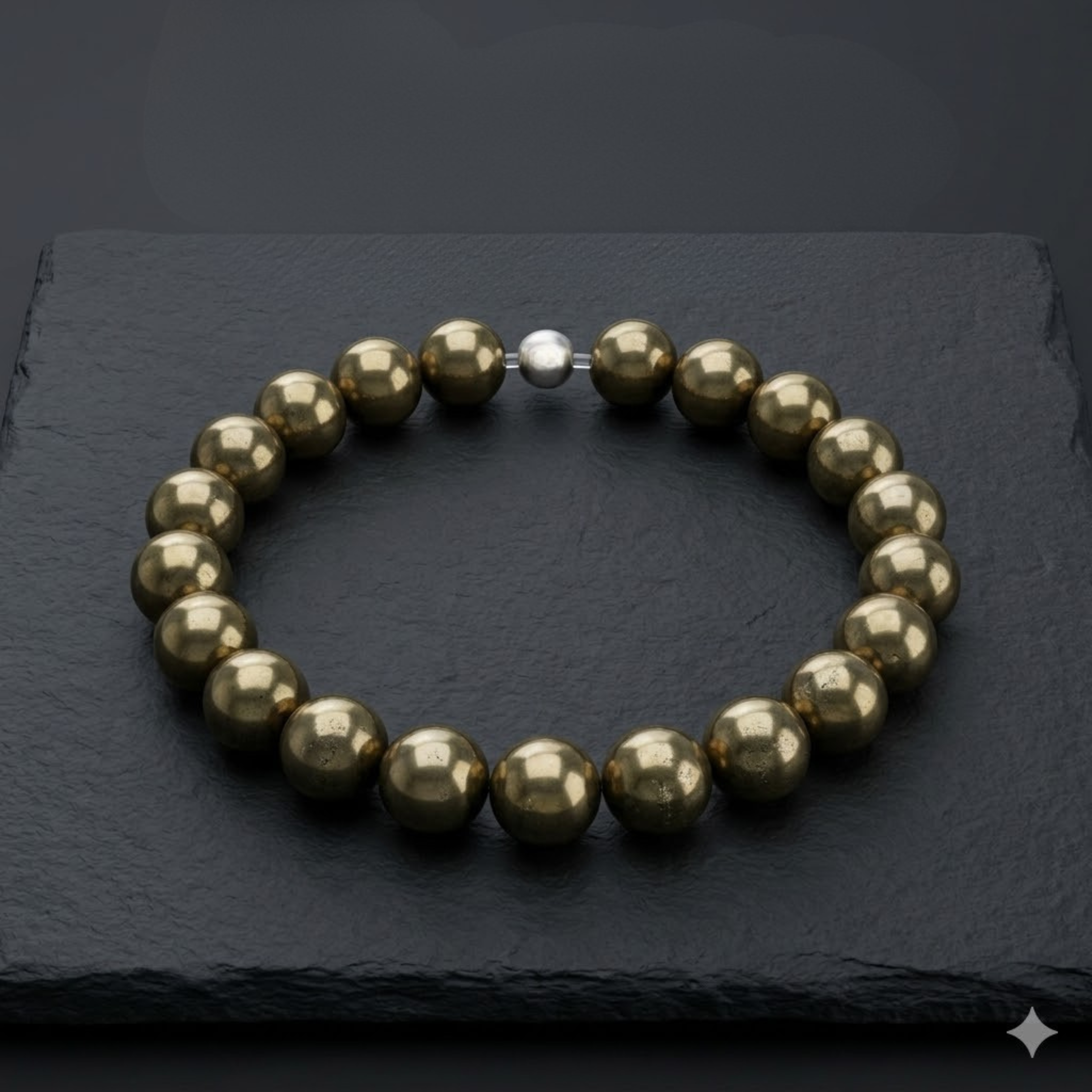 Natural Pyrite Bracelet