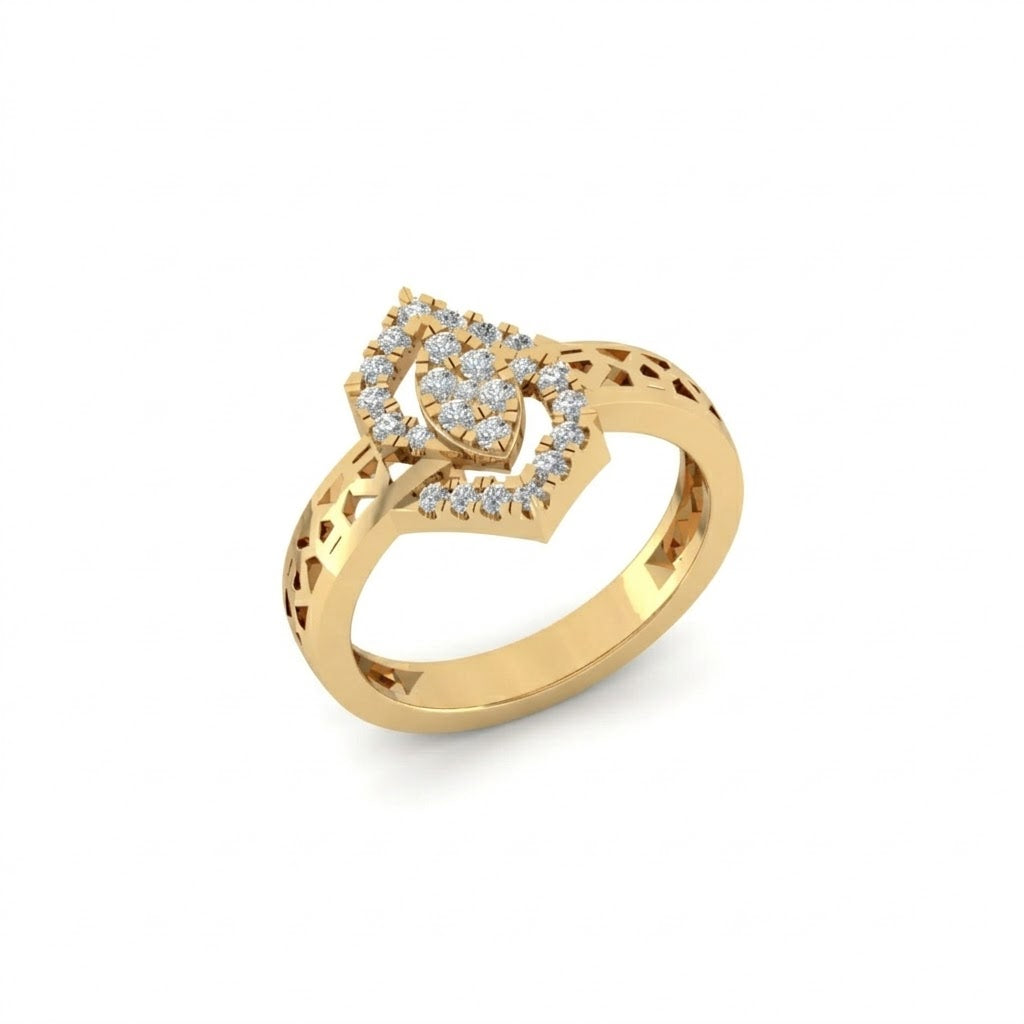 SCurvegleam Ring